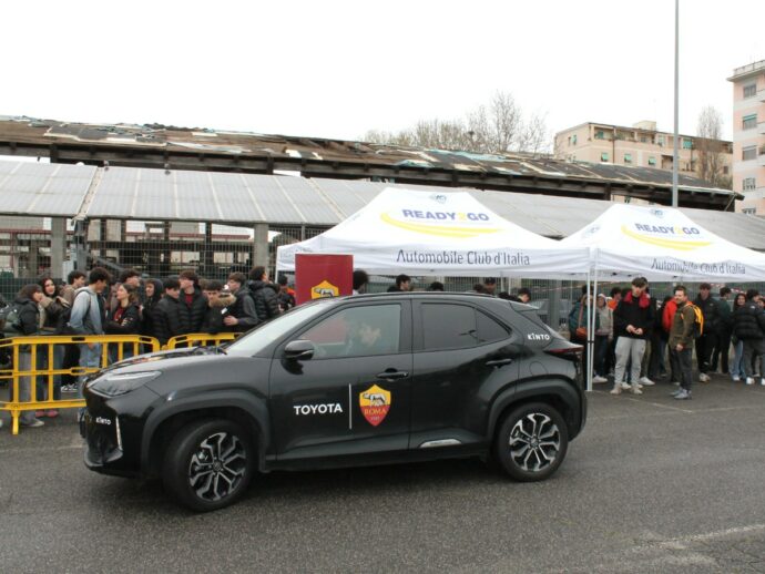 Toyota, KINTO e AS Roma insieme per educare i giovani alla sicurezza stradale