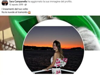 L’ultimo messaggio di Sara Campanella prima di morire: “Sono sicura che lui mi sta seguendo”