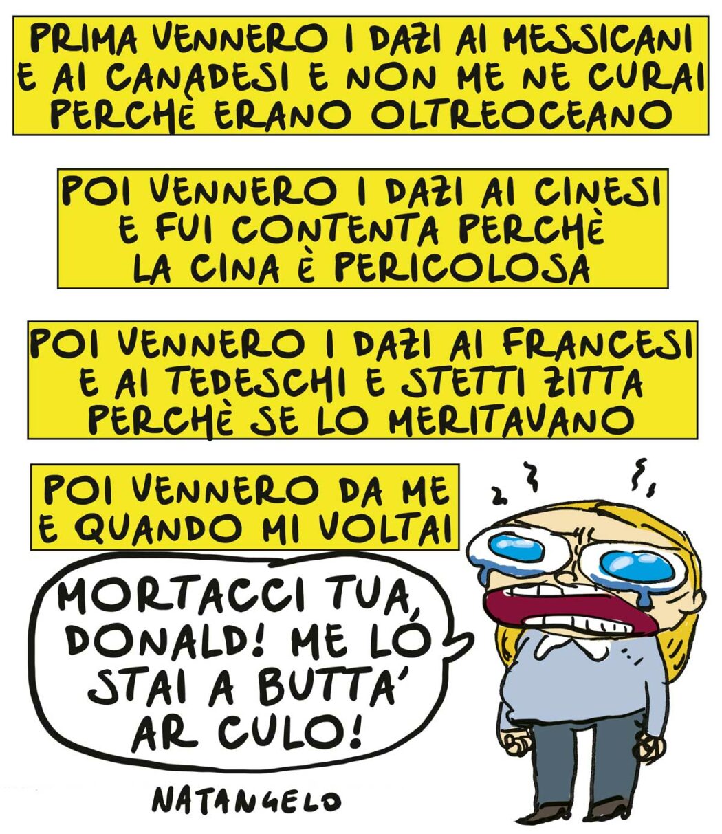 La vignetta di Natangelo