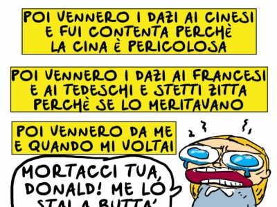 Copertina di I dazi dell’amico Trump