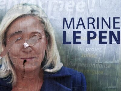 Copertina di L’estrema destra si mobilita dopo la condanna di Le Pen: la solita ipocrisia