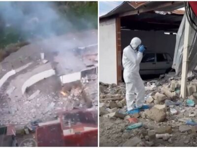 Copertina di Esplosione nella fabbrica abusiva di fuochi d’artificio a Ercolano: due arresti