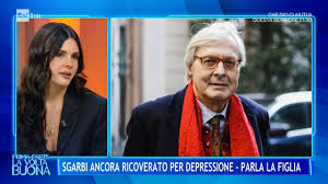Copertina di “Come sta Vittorio Sgarbi? Papà è stabile, situazione pesante. Non lo vedo da una settimana, non sono benvoluta in ospedale”: parla la figlia Evelina