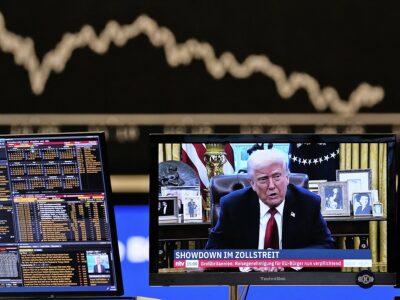 Copertina di Borse, il ciclone post-dazi continua: Milano fino a -8%, poi chiude a -6,5%. Giù tutta Europa