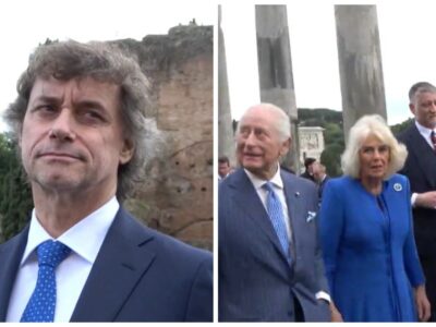 Copertina di “Ho visto in Re Carlo III e la Regina Camilla molta curiosità, uno spirito non legato ai protocolli”: così Alberto Angela ha raccontato Roma alla coppia