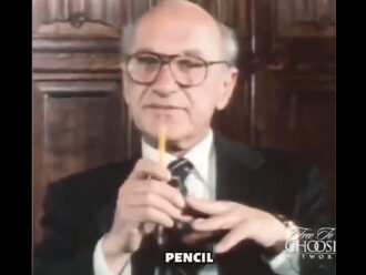 Il video di Friedman con la matita lo celebra come alfiere del libero mercato: ma nessuno si ricorda del Cile?