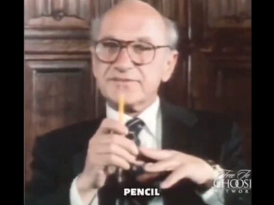 Copertina di Il video di Friedman con la matita lo celebra come alfiere del libero mercato: ma nessuno si ricorda del Cile?