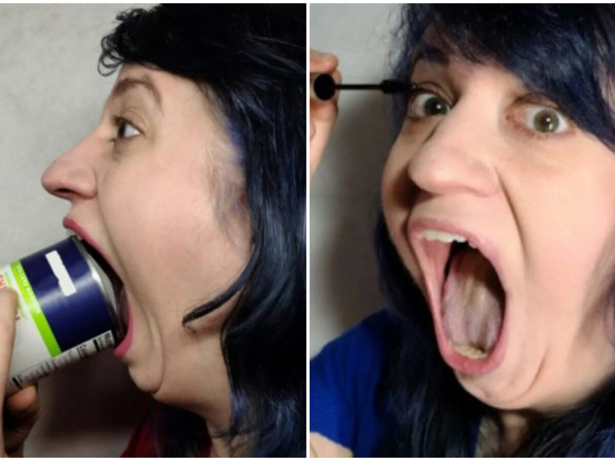 “Riesce a infilare 10 hamburger in un colpo solo”: Marie Pearl Zellmer Robinson ha la bocca più grande del mondo e conquista il Guinness dei primati