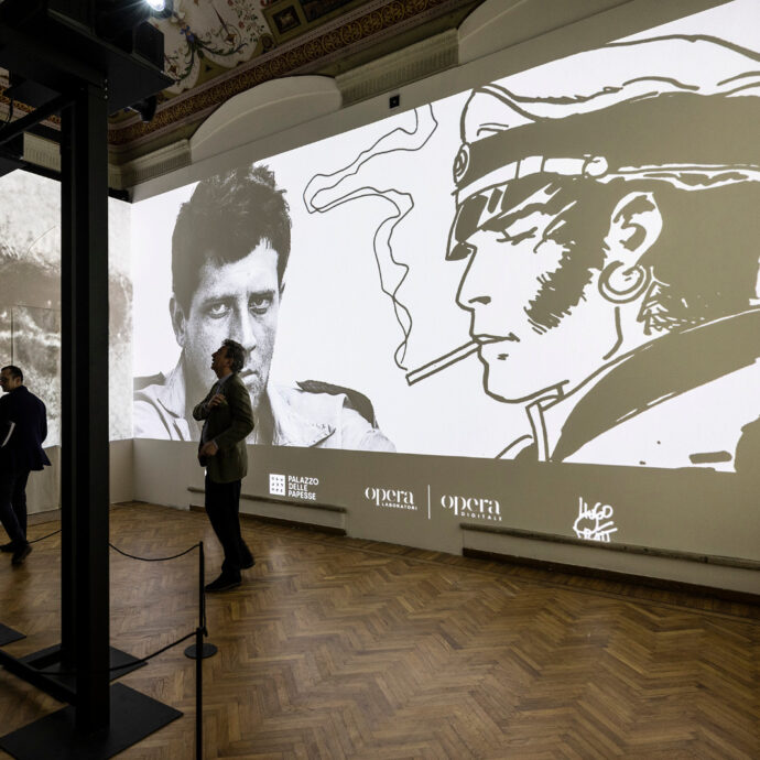 Navigare accanto a Hugo Pratt in un mondo di chine, inchiostri e colori: a Siena la mostra che celebra un doppio anniversario