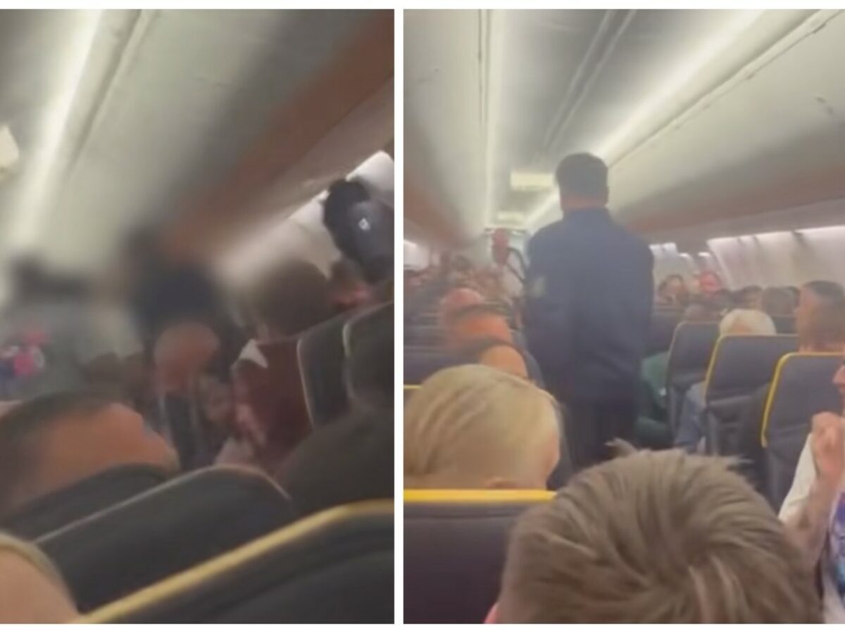 “Gli urlavano di sedersi e gli hanno sottratto due bottiglie di alcolici”: un passeggero “su di giri” viene immobilizzato dagli assistenti di volo