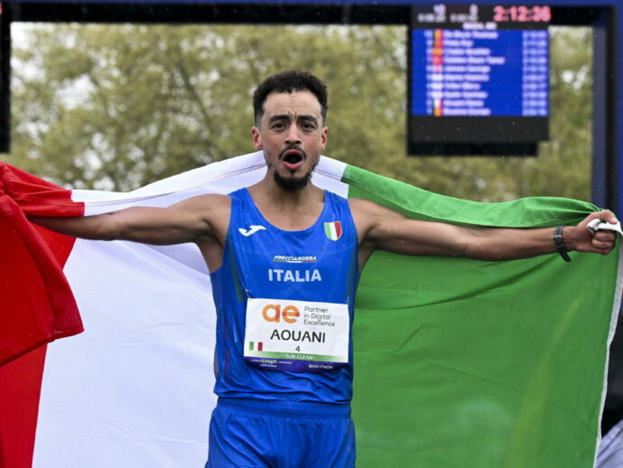 Impresa di Iliass Aouani, vince la Maratona degli Europei su strada: battuti tre israeliani