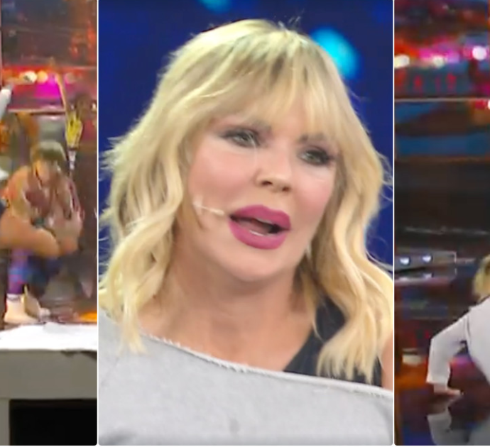 “Levati, ca**o!”: Matilde Brandi si infuria con il ballerino e cade. L’incidente alla finale di “Ne vedremo delle belle”. Lorenza Mario è la vincitrice