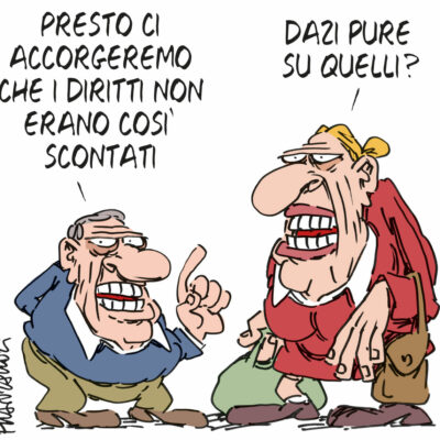 Copertina di La vignetta di Franzaroli