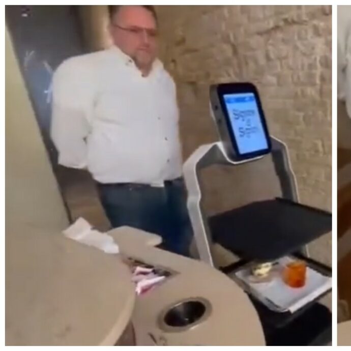 “Faceva fatica, i sampietrini e la folla hanno mandato in tilt l’algoritmo”: il cameriere robot licenziato dal bar dopo solo 4 giorni di lavoro