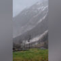 Copertina di “Valanga” di acqua, fango e detriti in Valsesia: le impressionanti immagini dopo le forti piogge