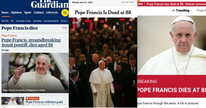 “Ha difeso gli emarginati e si è scontrato con i tradizionalisti”: dal New York Times ad Al Jazeera e Clarin, la morte di Papa Francesco sulle prime pagine dei giornali di tutto il mondo