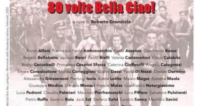 Copertina di 80 volte Bella ciao: 40 artisti celebrano (e indagano) la Liberazione. “Per tramandare quegli ideali con nuovi linguaggi”
