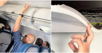 Copertina di “È stato pazzesco, stava crollando giù tutto all’improvviso!”: passeggeri in volo costretti a “tenere insieme i cocci dell’aereo”, dopo un guasto