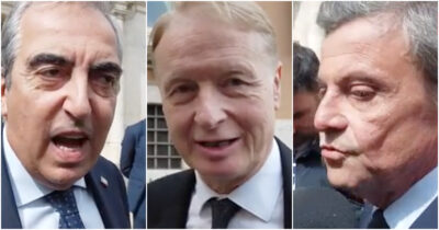 Copertina di “Ricordo ipocrita del Papa in Parlamento? Può essere”. Imbarazzi e fughe dei politici: “Oggi niente polemiche”