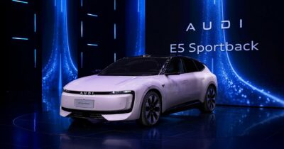 Copertina di Audi rilancia in Cina: a Shanghai debutta l’elettrico high-tech con l’E5 Sportback