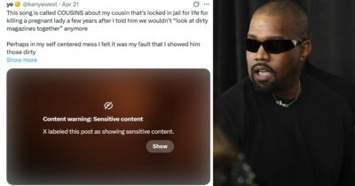 Copertina di “Ho fatto se**o orale a mio cugino fino a 14 anni”: il post choc di Kanye West. E Bianca Censori commenta: “Era un segreto, doveva rimanere tra di noi”
