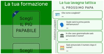 Copertina di Spopola il FantaPapa: in 5 mila hanno già stilato la lista dei “papabili” in vista del Conclave. Ecco come funziona: gli 11 cardinali, i bonus e i malus previsti