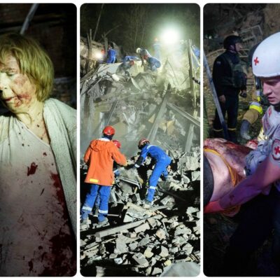Copertina di Ucraina, missili e droni russi su Kiev: “9 morti e 63 feriti. Dispersi 2 bambini”