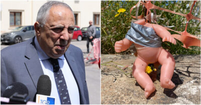 Copertina di Palermo, una bambola decapitata nel cantiere dell’asilo mai nato: ancora minacce allo Sperone