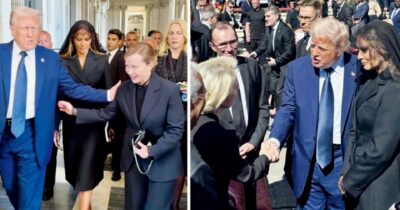 Copertina di Meloni & Von der Leyen, le due ancelle costrette a rincorrere Trump