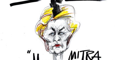 Copertina di La vignetta di Beppe Mora