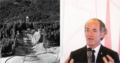 Copertina di Il caos delle Olimpiadi di Cortina. L’opera-simbolo “iconica” per Zaia? Pronta un mese dopo l’inizio dei Giochi