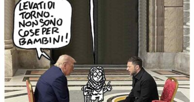 Copertina di La vignetta di Vauro