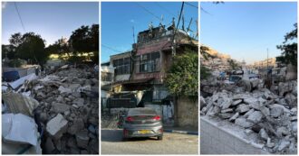 Attraversiamo Gerusalemme Est tra avvisi di sfratti e demolizioni. Intorno bambini che giocano tra le macerie