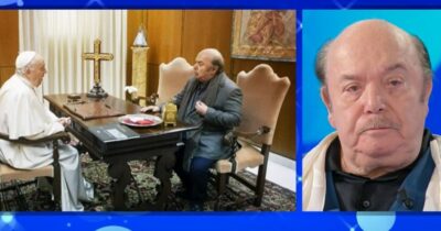 Copertina di “Papa Francesco era mio fratello minore”: Lino Banfi si commuove a Domenica In