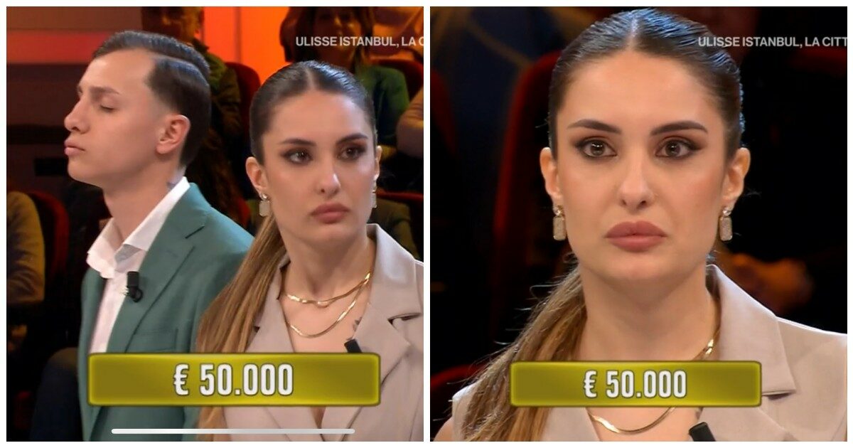 “A casa nostra non abbiamo le porte e nemmeno il tavolo”: Noemi in lacrime ad “Affari Tuoi”. Perde 100 mila euro e va a casa a mani vuote