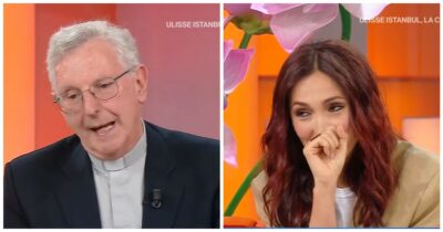 Copertina di “I soldi per il matrimonio? In base alla bellezza della sposa. Ma era bruttissima e ho dato il resto”: la battuta choc di don Bruno imbarazza Caterina Balivo