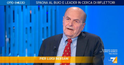 Copertina di Bersani a La7: “Meloni regista dei colloqui tra i leader della Terra? Se nel mondo si mettono a ridere di noi, non stupiamoci”