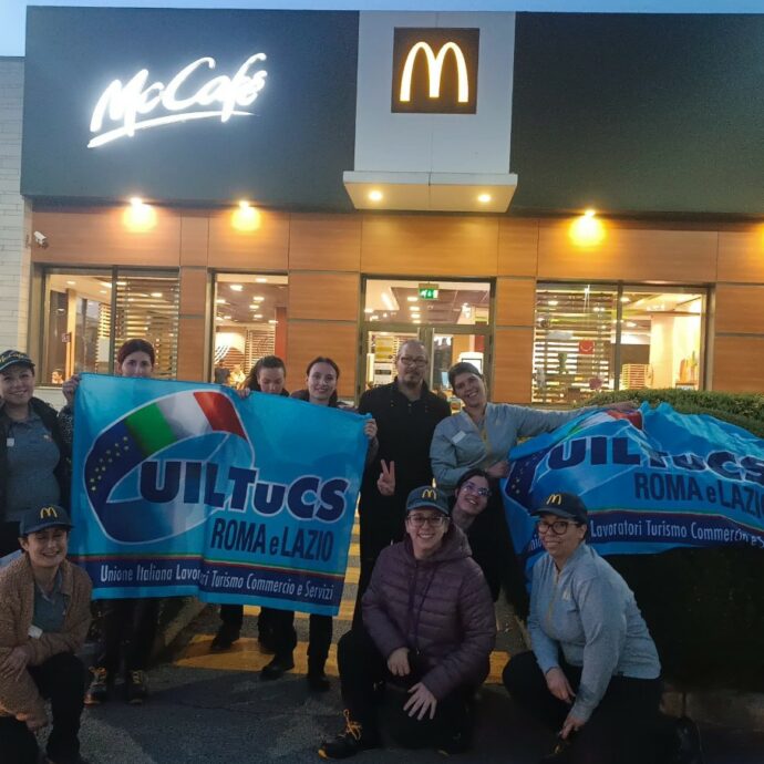 “Caro Achille Lauro, hai sempre dato voce a chi non ce l’ha. Ascolta perché noi lavoratori Mc Donald’s scioperiamo”: l’appello del sindacato Uiltucs Roma e Lazio