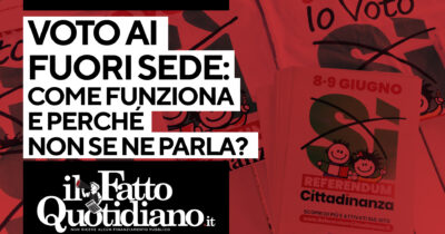 Copertina di Referendum, voto ai fuori sede: come funziona e perché non se ne parla? Rivedi la diretta con The Good Lobby