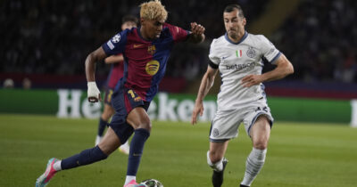 Copertina di Barcellona-Inter 3 a 3, pareggio pieno di spettacolo in Catalogna. Nerazzurri rimontati due volte dai blaugrana