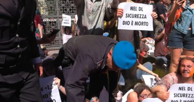 Copertina di Protesta di Extinction Rebellion davanti al ministero della Giustizia: contestato il decreto Sicurezza – Video