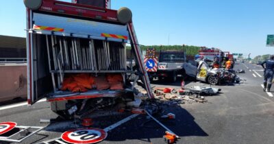 Copertina di Incidente sull’A4  tra Latisana e Portogruaro, auto contro cantiere autostradale: due morti