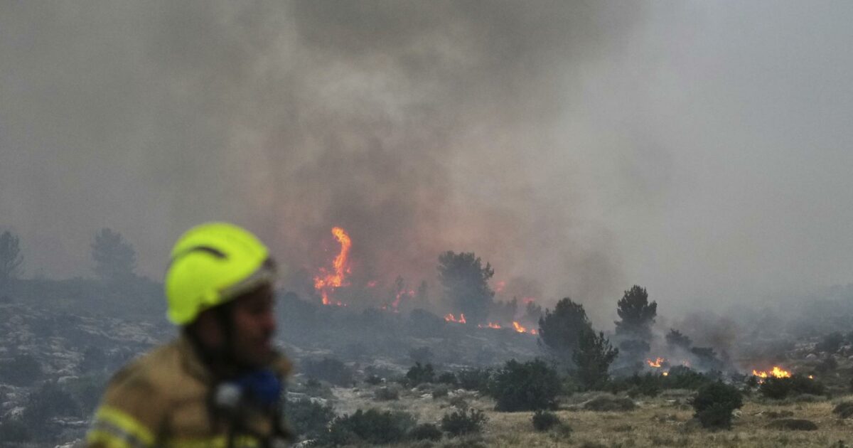 Israele, 155 squadre dei vigili del fuoco al lavoro per spegnere gli incendi: “Non abbiamo ancora il controllo” Israele, 155 squadre dei vigili del fuoco al lavoro per spegnere gli incendi: “Non abbiamo ancora il controllo”