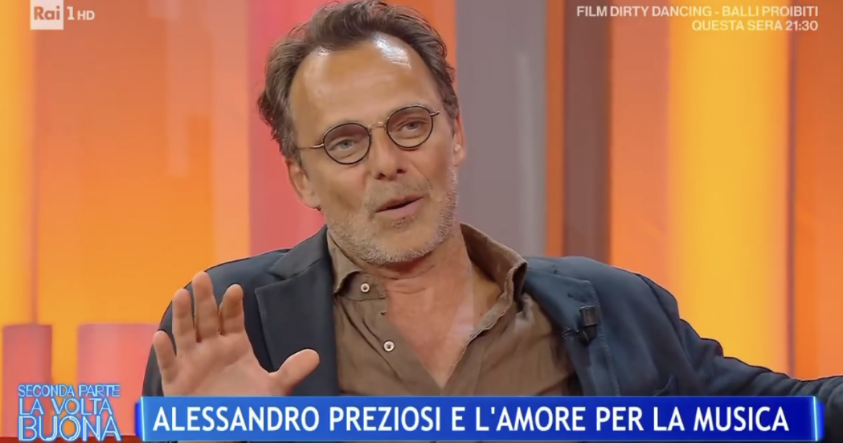 “Mio figlio Andrea l’ho amato con la scrittura. Ci sarei dovuto essere di più. Con Elena è stato diverso perché ero più grande”: così Alessandro Preziosi