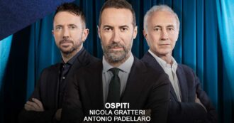 Copertina di Gratteri, Senaldi e Padellaro ospiti di Luca Sommi ad Accordi&Disaccordi su Nove il 3 maggio. Con Travaglio e Scanzi