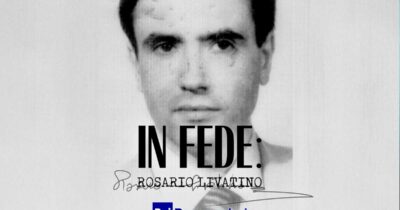 Copertina di ‘In Fede: Rosario Livatino’ in onda il 4 maggio alle 22.50 su RaiUno il doc sul magistrato che fu ucciso perché indagava sulla Stidda