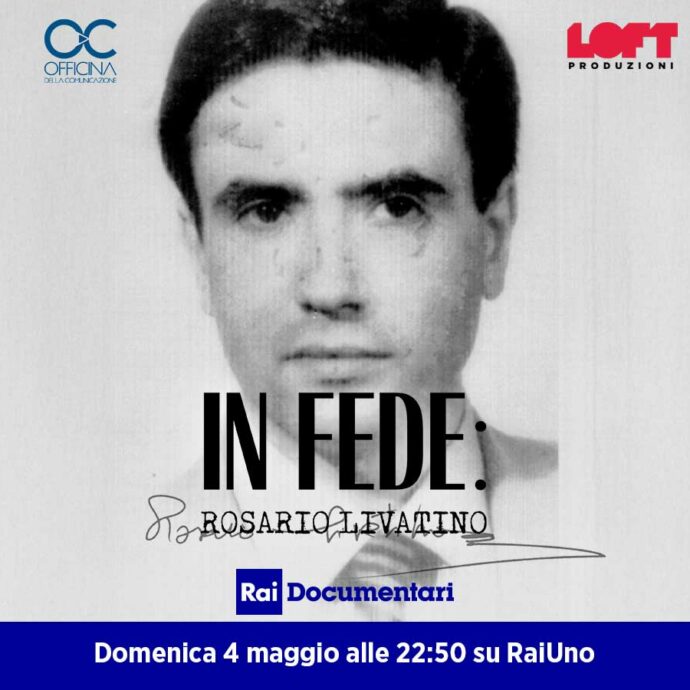 ‘In Fede: Rosario Livatino’ in onda il 4 maggio alle 22.50 su RaiUno il doc sul magistrato che fu ucciso perché indagava sulla Stidda