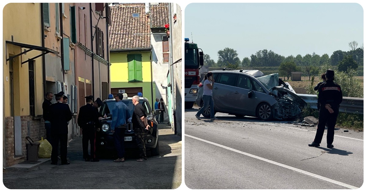 Accoltella la moglie e fugge in auto: l’uomo si schianta in auto e muore, la donna è in rianimazione
