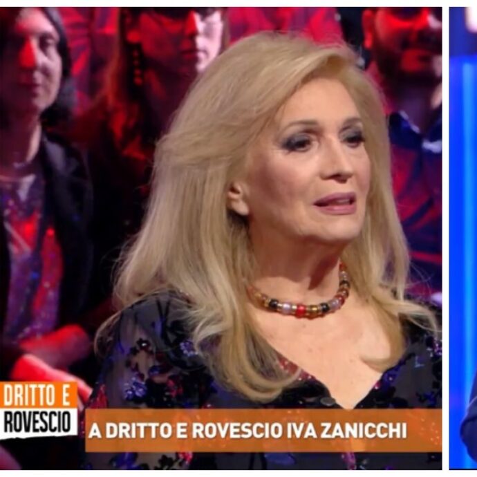 “Hai pensato di farti suora?”, Del Debbio spiazza Iva Zanicchi: “Sì, ma un certo Carletto mi ha fatto desistere”. La rivelazione “Dritto e Rovescio”