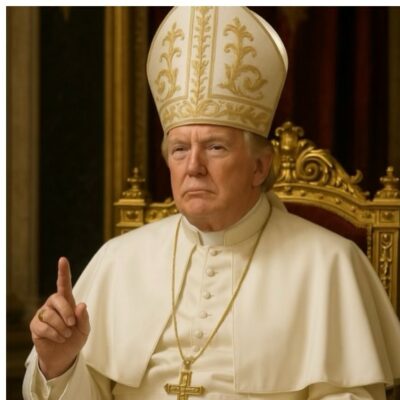 Copertina di Trump vestito da Papa, la foto sui social della Casa Bianca. I vescovi americani: “Offensivo”